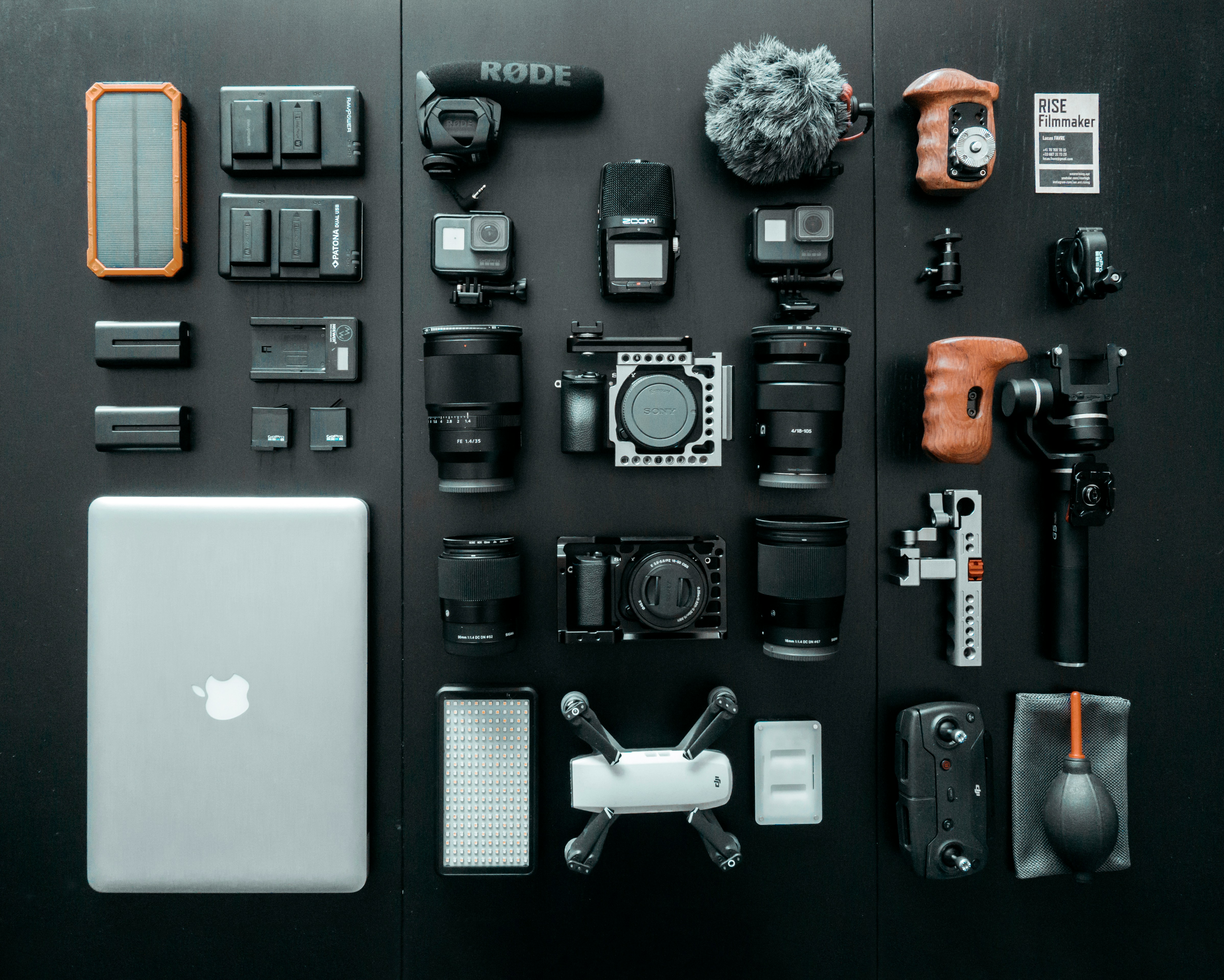 Equipamentos de filmagem